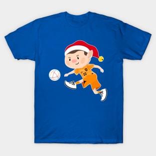 Netherlands football Christmas elf. Football World Cup soccer t-shirt T-Shirt